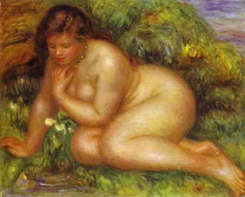 bather admiring herself in the water called psyche.jpg